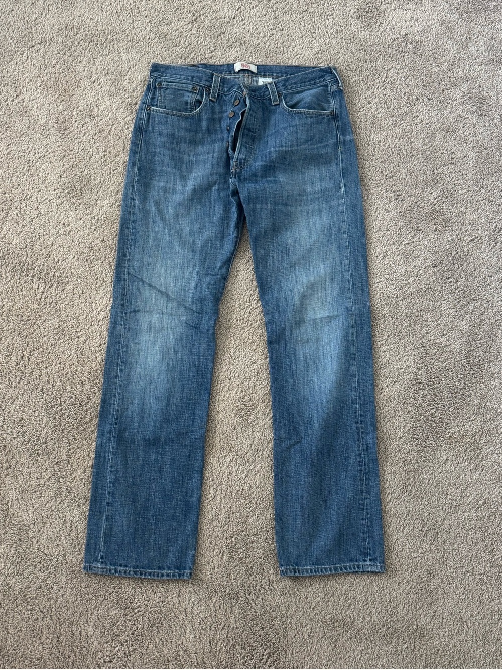 Levi's Men's Medium Blue Straight Jeans